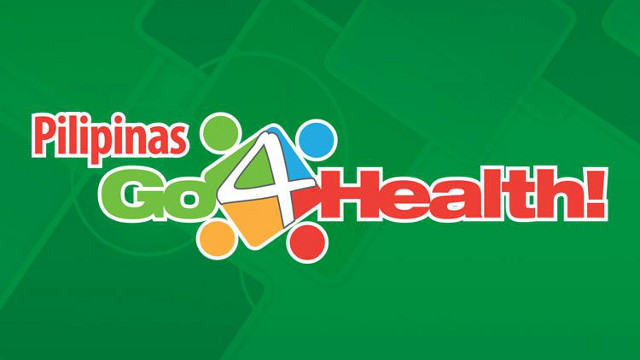 GO FOR HEALTH. The Department of Health launches a healthy lifestyle information campaign and movement. Image from 'Pilipinas Go4Health' Facebook page