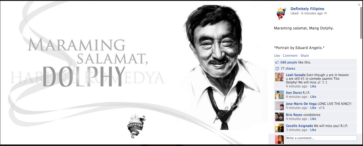 THANK YOU FOR THE LAUGHTER, king of comedy Dolphy