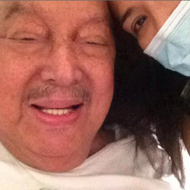 DOLPHY AND ZSA ZSA'S last photo together, according to Philippine TV Ratings in Facebook