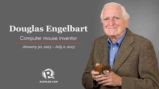 DOUGLAS ENGELBART. The inventor of the mouse and developer of some of computing's modern conveniences has died. Photo from SRI International