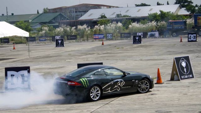 A JAGUAR FOR DRIFTING? Believe it. All photos by Alcuin Papa