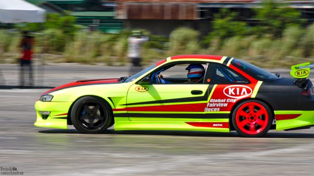 RIDE SHOTGUN IN A drifting car and experience the thrill of the sport