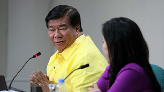 THEIR CALL. Incoming Senate President Franklin Drilon says it's up to the Senate minority if its members will reject committee chairmanships. He says the majority can handle the work. Photo by Senate PRIB/Cesar Tomambo