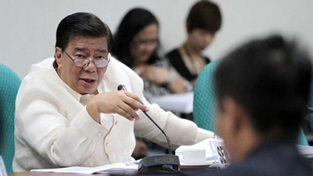 TWIN PRIORITIES. Sen Franklin Drilon said he will push for the passage of both the sin tax bill and the 2013 budget before the end of the year. File photo from Senate website 