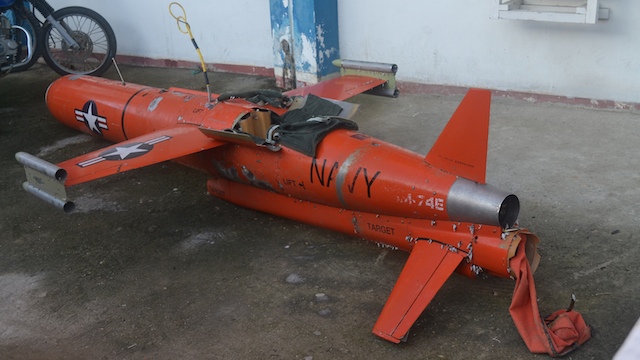 NOT DANGEROUS. The US Navy says the drone that washed up in Masbate was 'not dangerous' to the population. Photo courtesy of Naval Forces Southern Luzon
