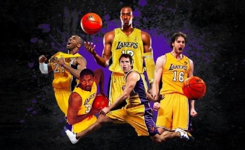 Dwight Howard teams up with Kobe, Nash, Gasol and the rest of the LA Lakers. Photo from the Official Facebook page of NBA on ESPN
