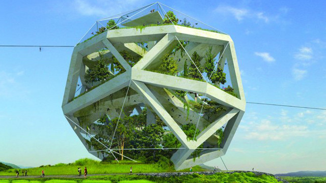 ZOO OF THE FUTURE. It seems like only in dreams can animals live in this fantastic playground. Photo from www.architizer.com