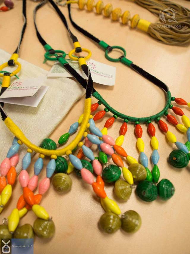 EARTH-LOVER ACCESSORIES. Lumago Designs make beautiful, hand-crafted jewelry from upcycled materials