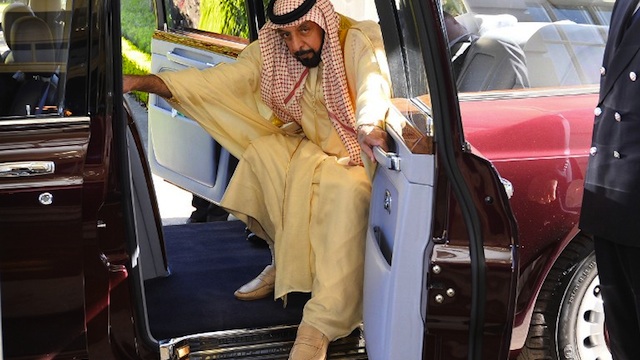 MEGA-YACHT OWNER. Sheikh Khalifa bin Zayed al-Nahayan, the president of the United Arab Emirates and emir of Abu Dhabi visits Britain in May 2013. AFP file photo
