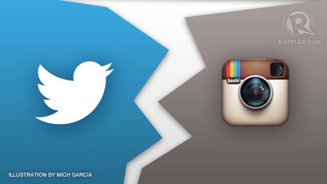 BREAK UP. It looks like the end of good times between Instagram and Twitter. 