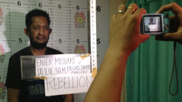 REBELLION: Enier Misuari is a nephew of MNLF founder Nur Misuari. Photo by Carmela Fonbuena/Rappler