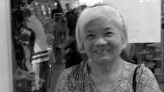 SMILES. Mommy Esperanza during the author's last visit in 2012