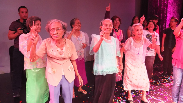 COMFORT WOMEN RISING. The lolas of Lila Filipina join the One Billion Rising dance