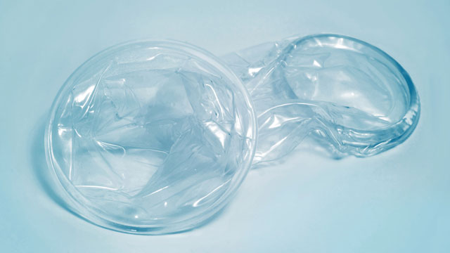 Female condom image via Shutterstock