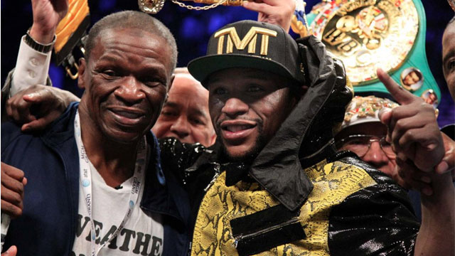 IMMACULATE. Mayweather delivered one of his best performances. Photo from Showtime Boxing.