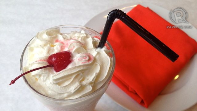 “STRAWBERRY SHAKE. A soothing accompaniment to all the savory and spicy dishes.”]