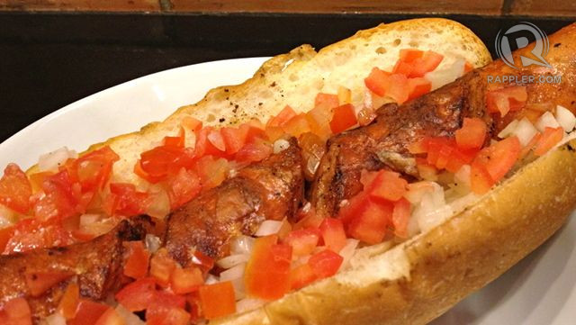 SAUSAGE LINKS. The Hungarian sausage sandwich is Size Matters' signature dish, and comes in 6 inches or 12 inches. A must-try for first-timers.