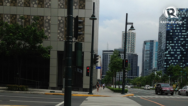 STATUS QUO. Bonifacio Global City (BGC) will continue to enjoy the "window hours" – when the car-coding scheme is lifted each day – until further notice.