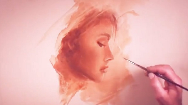 WHAT'S YOUR FACE? 'In every man there is a woman, there is the feminine...the same underlying reasons why we distort and suppress our spiritual power.' Screen grab from YouTube (Art Lesson Videos)