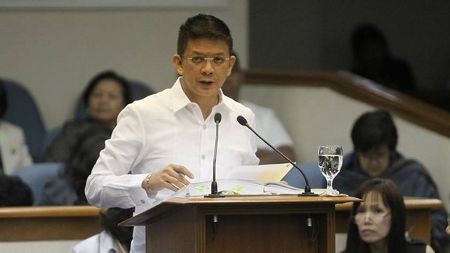 'FLEXIBILITY NEEDED.' Senate Finance Committee Chairman Francis Escudero defends the lump sum items in the 2014 budget, saying the government needs these for "flexibility." File photo from Escudero's Facebook page 