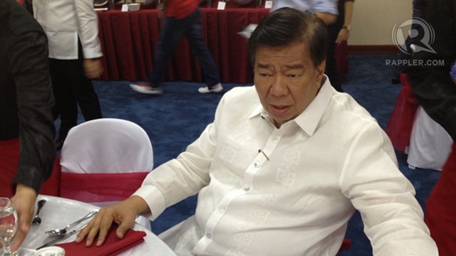 UNIFIED LEADERSHIP? Senate President Franklin Drilon is open to Belmonte's moves to change the Constitution but will President Aquino give the proposal his political backing? Photo by Ayee Macaraig/Rappler