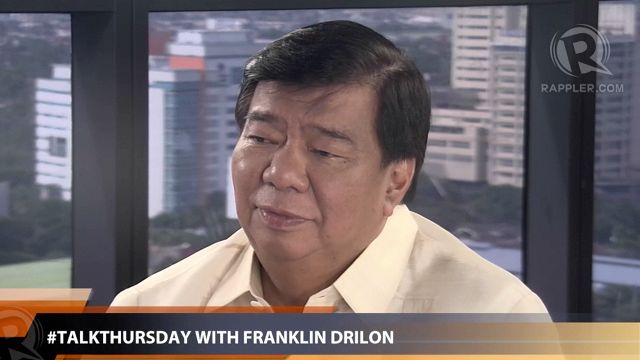 'DIVERTING ATTENTION.' Incoming Senate President Franklin Drilon said instead of "diverting attention" through charter change, the administration will push for economic reforms through passing laws. 