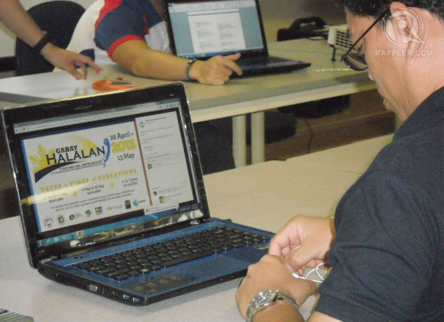PUBLIC ONLINE ACCESS. Gabay Halalan website provides information to voters about the electoral system and the candidates’ profiles