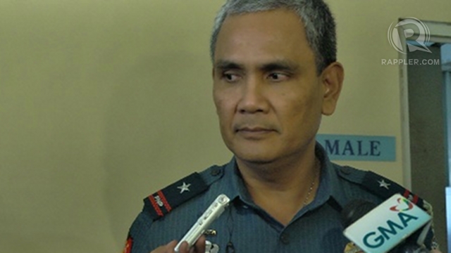 AWAITING ORDERS. Police Chief Superintendent Regional Director Marcelo Garbo Jr says any eviction order against Garcia will have to come from the national government and the DILG. 