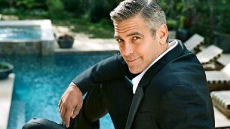 IMAGE FROM THE GEORGE Clooney Facebook fan page