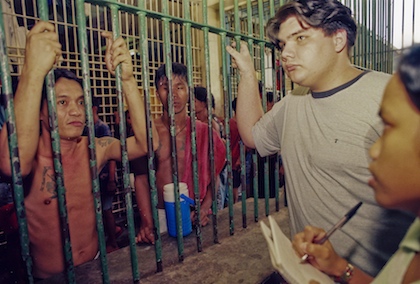 Paco Larrañaga during his incarceration in Cebu. All photos courtesy of Thoughtful Robot