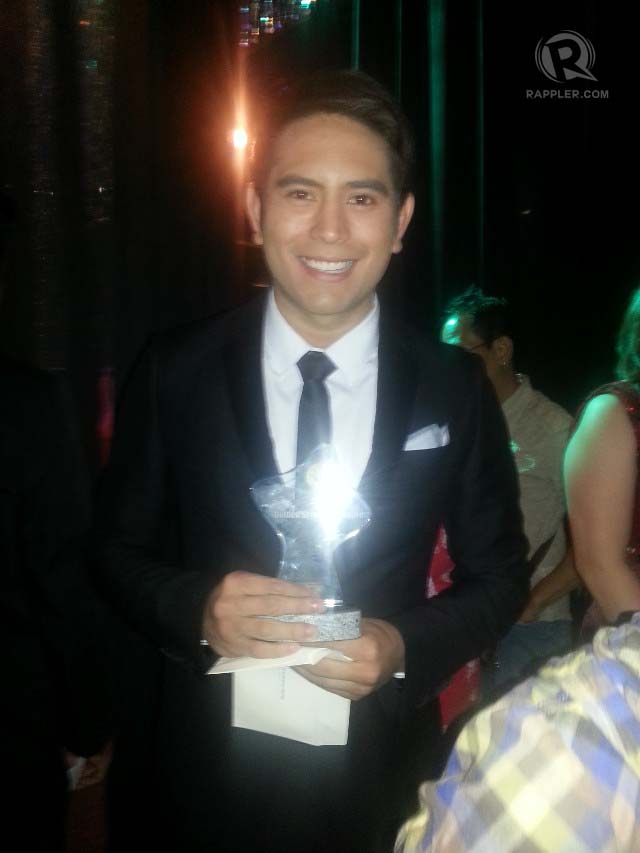 DAPPER IN A SUIT. Gerald Anderson won Outstanding Actor in a Drama Series for "Budoy"