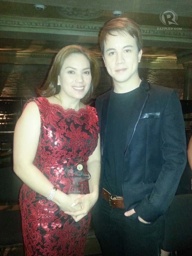 MOTHER AND SON DUO. Sylvia Sanchez won Outstanding Performance by an Actress in a Single Drama or Telemovie for "Untold Stories: Kahit Ako'y Mangmang" episode while her son, Arjo Atayde, was nominated for Outstanding Breakthrough Perfirmance by an Actor 