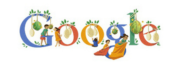 Country-specific doodle for Indonesian Independence Day