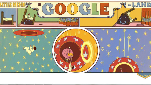 INTERACTIVE. Little Nemo in Slumberland celebrates his 107th anniversary. All images from www.google.com/doodles