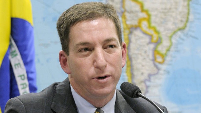 MOVING ON. Brazil-based Guardian reporter Glenn Greenwald is leaving the British newspaper for a new venture. In this photo, Greenwald is testifying before the Brazilian Senate's foreign relations committee, in Brasilia, on August 6, 2013. Photo by AFP / Agencia Senado / Lia de Paula