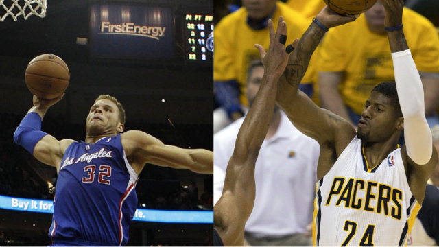 NOT COMING. All-Stars Blake Griffin (L) and Paul George (R) will miss the Gilas Last Home Stand. Photos by EPA