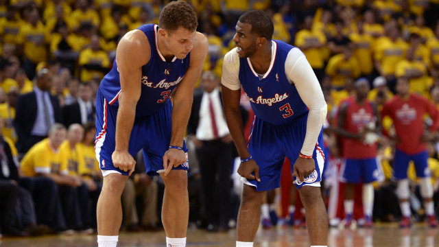 SOUND CLIP. LA Clippers Blake Griffin, Chris Paul and the rest of the team will try to remain focused on the playoffs amidst a storm of bad publicity. Photo by John G. Mabanglo/EPA