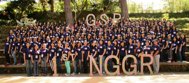 The participants of the GSP 1st National Gathering of Girl Representatives held from November 29 to December 3 in Baguio City. Photo courtesy of Girl Scout of the Philippines