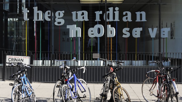 The offices of the Guardian newspaper in London, England, 20 August 2013. Photo by EPA/Facundo Arrizabalaga