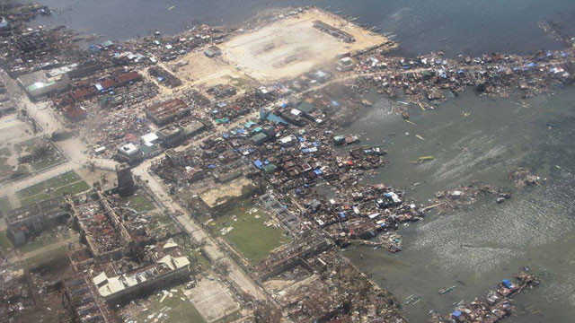 FLATTENED. Reports say that 100% of the structures in Guiuan, Eastern Samar are damaged. All photos by Armed Forces of the Philippines Central Command Facebook page