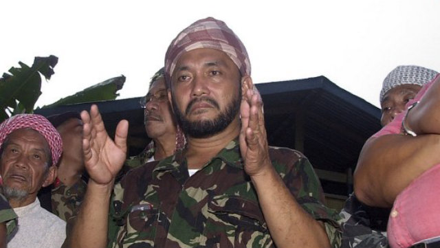LEADER. Habier Malik, known as the top aide of Nur Misuari, has been spotted in Zamboanga City. Photo by Therence Koh/AFP