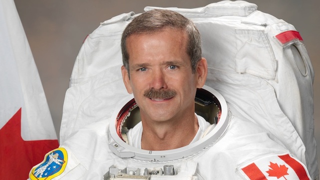 Official photo of Canadian Space Agency Astronaut Chris Hadfield prior to the launch of mission Expedition 34/35. Credit: Canadian Space Agency