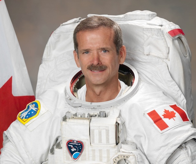 Official photo of Canadian Space Agency Astronaut Chris Hadfield prior to the launch of mission Expedition 34/35. Credit: Canadian Space Agency