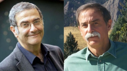 PHYSICS PRIZE WINNERS. Serge Haroche and David Wineland, winners of the 2012 Nobel Prize in Physics. (Haroche photo courtesy of the Ecole Normale Superieure Paris; Wineland photo courtesy of the US National Institute of Standards and Technology)