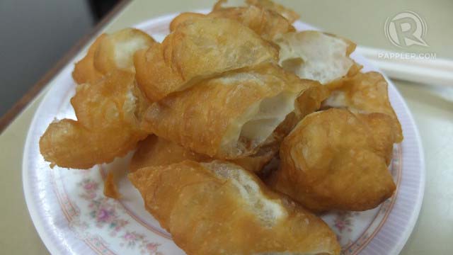 FRIED BREAD. This serves as both appetizer and congee ingredient