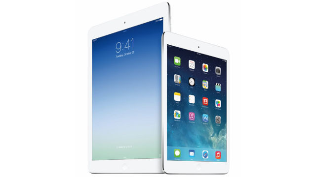 NEW IPADS. Apple shows off two new iPads in its October keynote