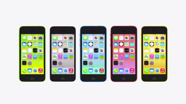 PLASTIC PERFECTED. A new iPhone 5C ad shows off the look of the new phone. Screen shot from YouTube