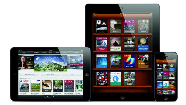 ITUNES EDUCATION. Apple's iTunes U hits a new high point with 1 billion content downloads. Photo from Apple.