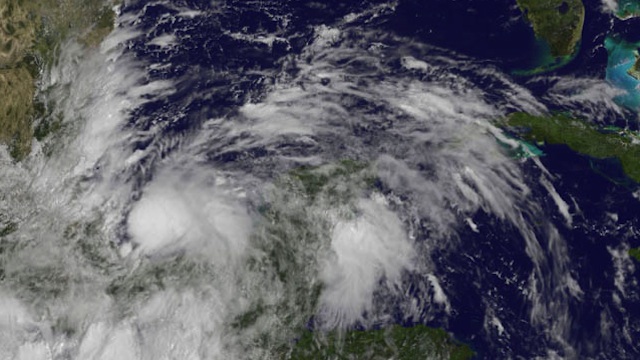 INGRID. NOAA's GOES-East satellite captured this visible image of then-Tropical Storm Ingrid at 11:55 a.m. EDT on Sept. 13. It has been upgraded into a hurricane. Image courtesy NASA GOES Project