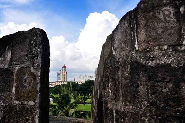 IN THE FORTRESS. A peek from within Intramuros looks out onto an ever-changing landscape. All photos by Leanne Jazul